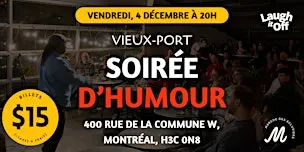 Spectacle d’humour au Vieux-Port de Montréal | Humour au bord de l'eau
