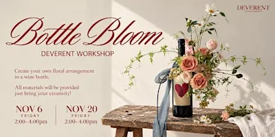 Bottle Bloom | Wine Bottle Floral Arrangement Workshop in Shanghai