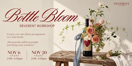 Bottle Bloom | Wine Bottle Floral Arrangement Workshop in Shanghai