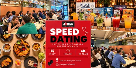 Speed Dating for Singles Ages 30–45