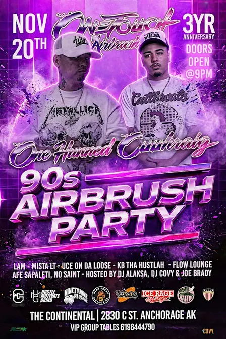 90s Airbrush Party