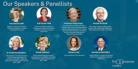 Aged Care Sustainability Breakfast, Perth / National LIVE Stream