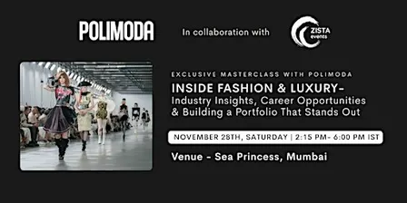 Exclusive Masterclass with Polimoda - INSIDE FASHION & LUXURY