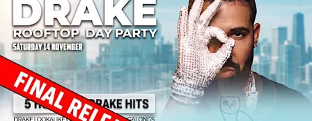 DRAKE ROOFTOP DAY PARTY BRISBANE