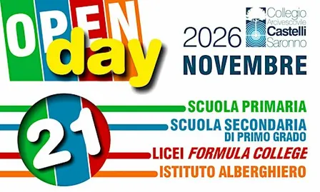Open Day Collegio Castelli a.s. 2027-28