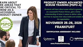 Certified Training | Professional Scrum Product Owner - Advanced (PSPO-A)