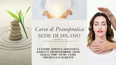 PRANOTERAPIA A MILANO: PRESENTAZIONE E LEZIONE APERTA GRATUITA