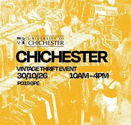 30th October - Chichester's (UNI) BEST Vintage Thrift Event