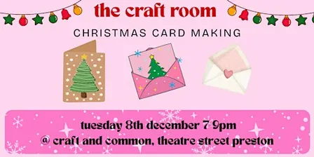 the craft room | christmas card and gift tag making