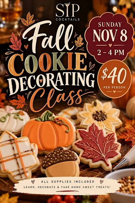 Fall Cookie Decorating