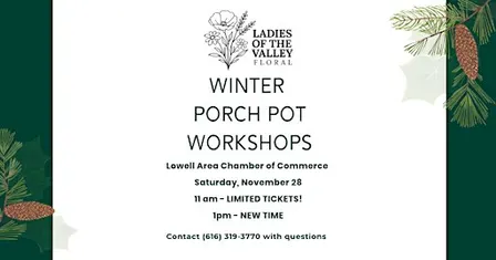 Winter Porch Pot Workshop