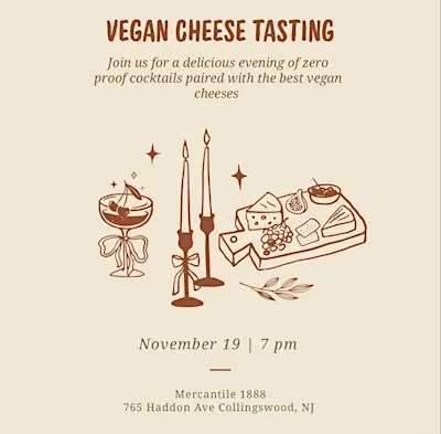 Vegan Cheese and NA Wine Pairing