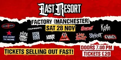 Last Resort - Nu Metal Tribute at Fac251 (Manchester)