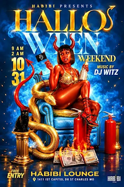 HALLOWEEN NIGHTAT HABIBI LOUNGE