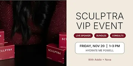Sculptra VIP Event ft. Galderma | Hydrate Me Powell