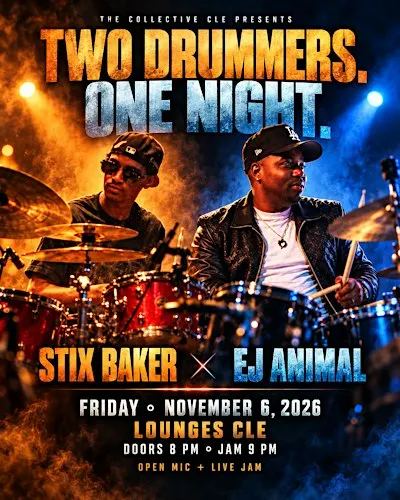 Two drummers. One night. All the energy.