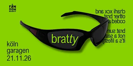 bratty • w/ charli xcx & other brat coded artists • köln
