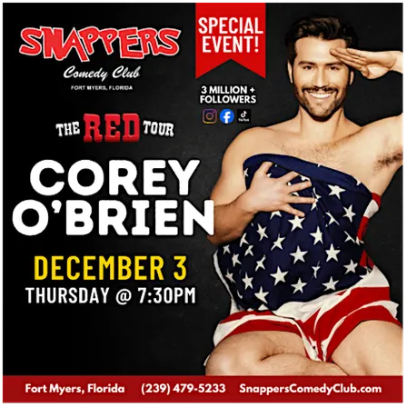 Corey O'Brien - The Red Tour | Snappers Fort Myers
