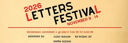 Letters Festival Food Writing Event at Gigi's