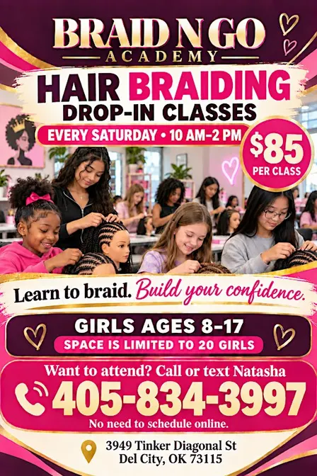 Youth Hair Braiding Class