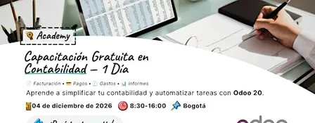 Odoo Academy: Contabilidad y Localización Colombiana - Bogotá, Colombia