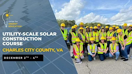 Utility-Scale Solar Construction & OSHA 10 Training