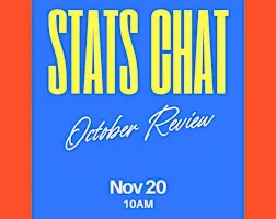 Stats Chat: October Market Report