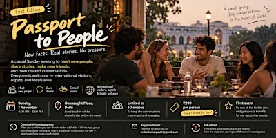 Passport to People | New Faces, Real Stories, No Pressure