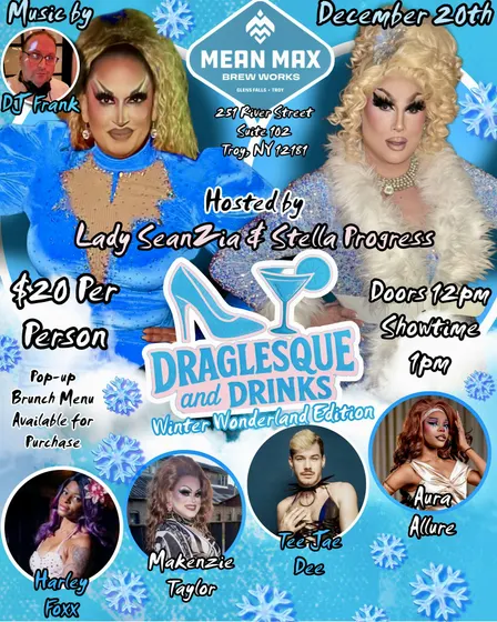 DRAGLESQUE & DRINK: Burlesque & Drag Show Winter Wonderland Edition