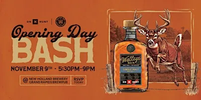 Walleye Run Whiskey x onX Hunt: Opening Day Bash