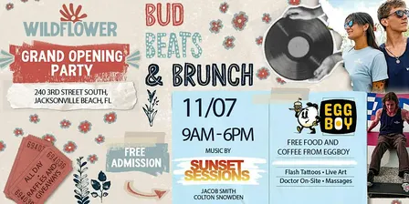 WILDFLOWER GRAND OPENING | Buds, Beats & Brunch