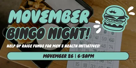 BRGR BRGR MOUSTACHE BINGO NIGHT!