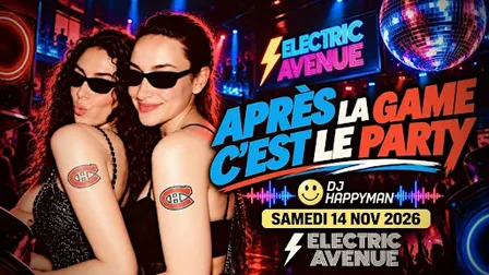 APRÈS LA GAME… C’EST LE PARTY!