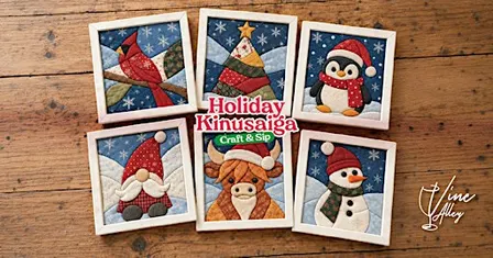 Holiday Kinusaiga - Craft and Sip at Vine Alley