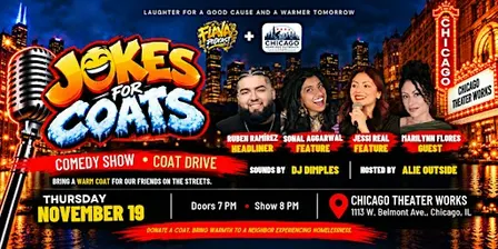 Jokes for Coats - Comedy Show & Coat Drive
