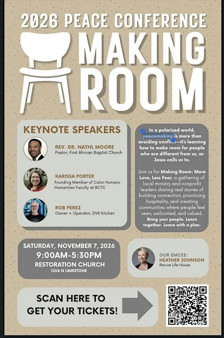 Making Room: More Love, Less Fear