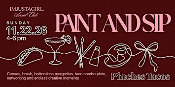 PAINT AND SIP | TACO & MARGARITA NIGHT