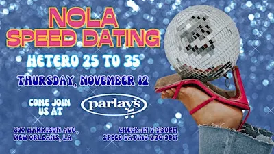11/12 - NOLA Speed Dating @ Parlay's