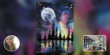 Paint Nite • Flower & Wolf • Calgary