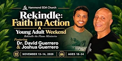 Rekindle: Faith In Action  | Young Adult Weekend (Ages 18-34)