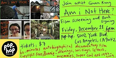 Am I Not Here? – Film Screening & Artist's Book Signing at THE PO-HOP!