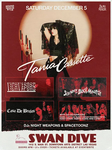 Tania Cassette, Vick Vapors, Sisters of Black Mountain, Casa de Brujas