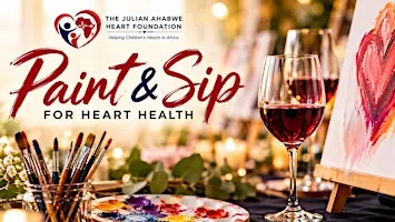 Paint, Sip, and save hearts.
