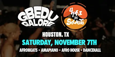 Gbedu Galore x 4pm In Soweto | Afrobeats | Amapiano | Afro Tech Weekend