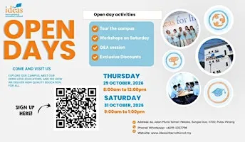 OPEN DAYS 2026