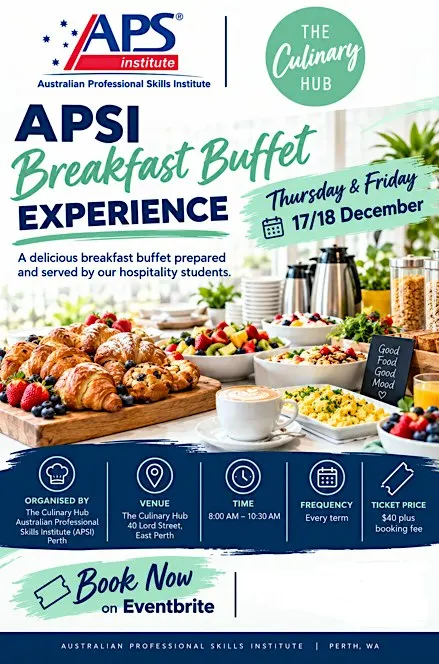 Breakfast Buffet Experience - Thursday, 17 December 2026 (Training event)
