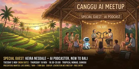 Canggu AI Meetup: special guest Keira Nesdale
