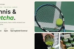 tennis & matcha. the ritual, served.