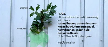 30 Years domizil records: an evening with friends - Berlin