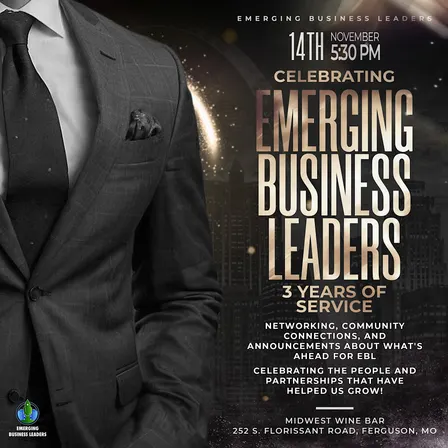 Emerging Business Leaders: 3 Years of Service  Cocktail Mixer & Pitch Part